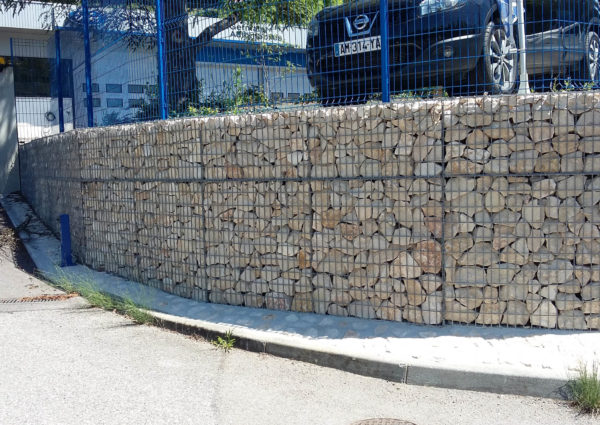 Gabions soutenement